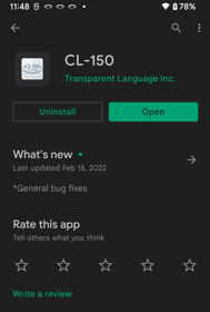 CL150-android-app